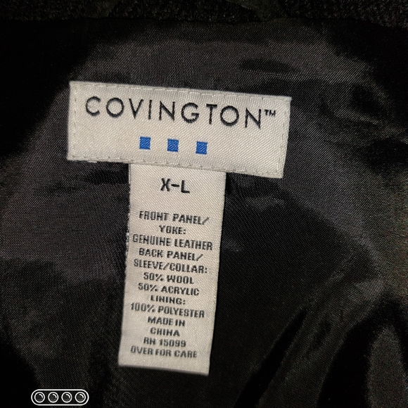 Covington Suede & Wool Zip Up Jacket - Picture 4 of 4